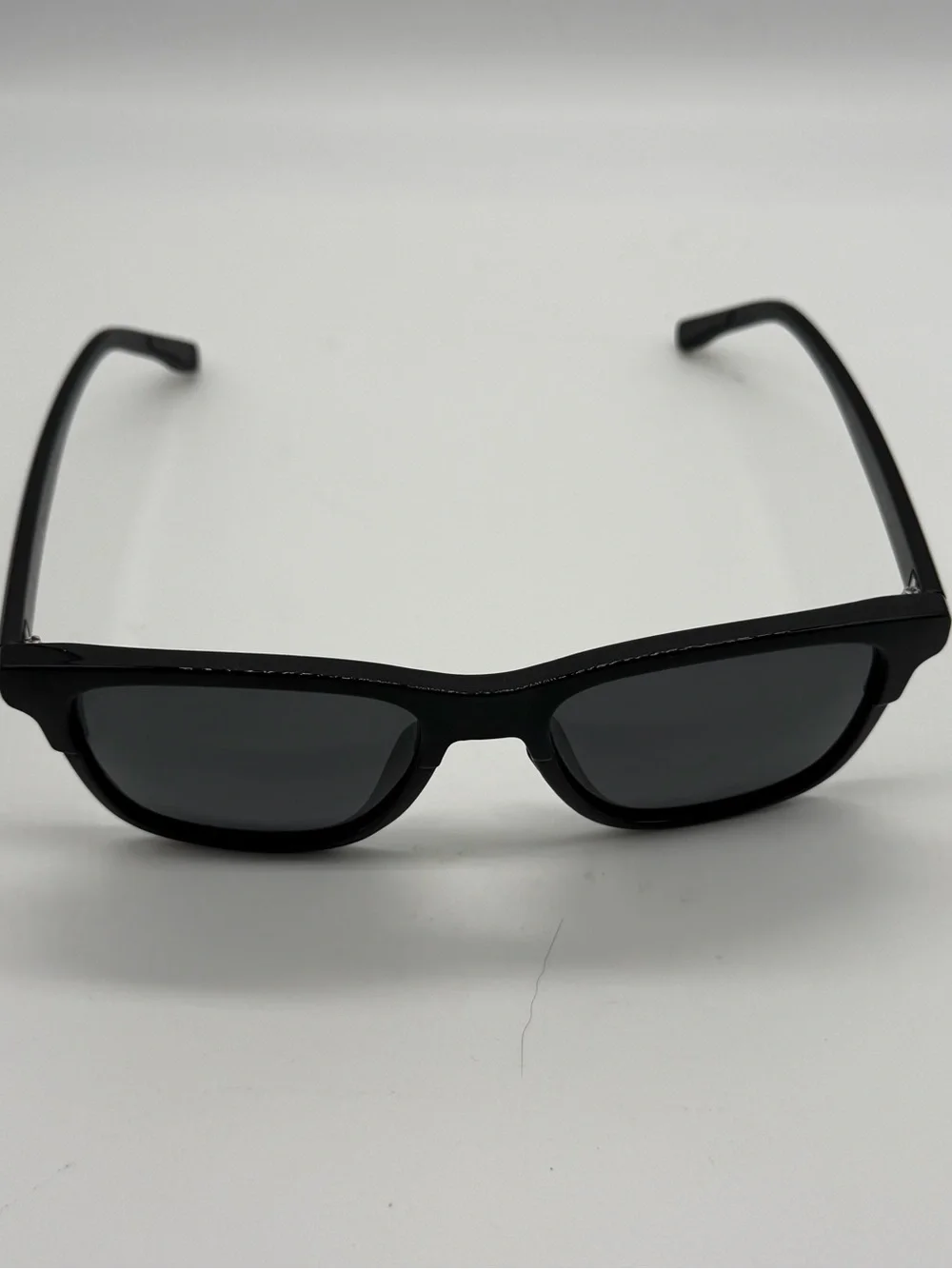 Hurley Matte Black Rectangular Sunglasses